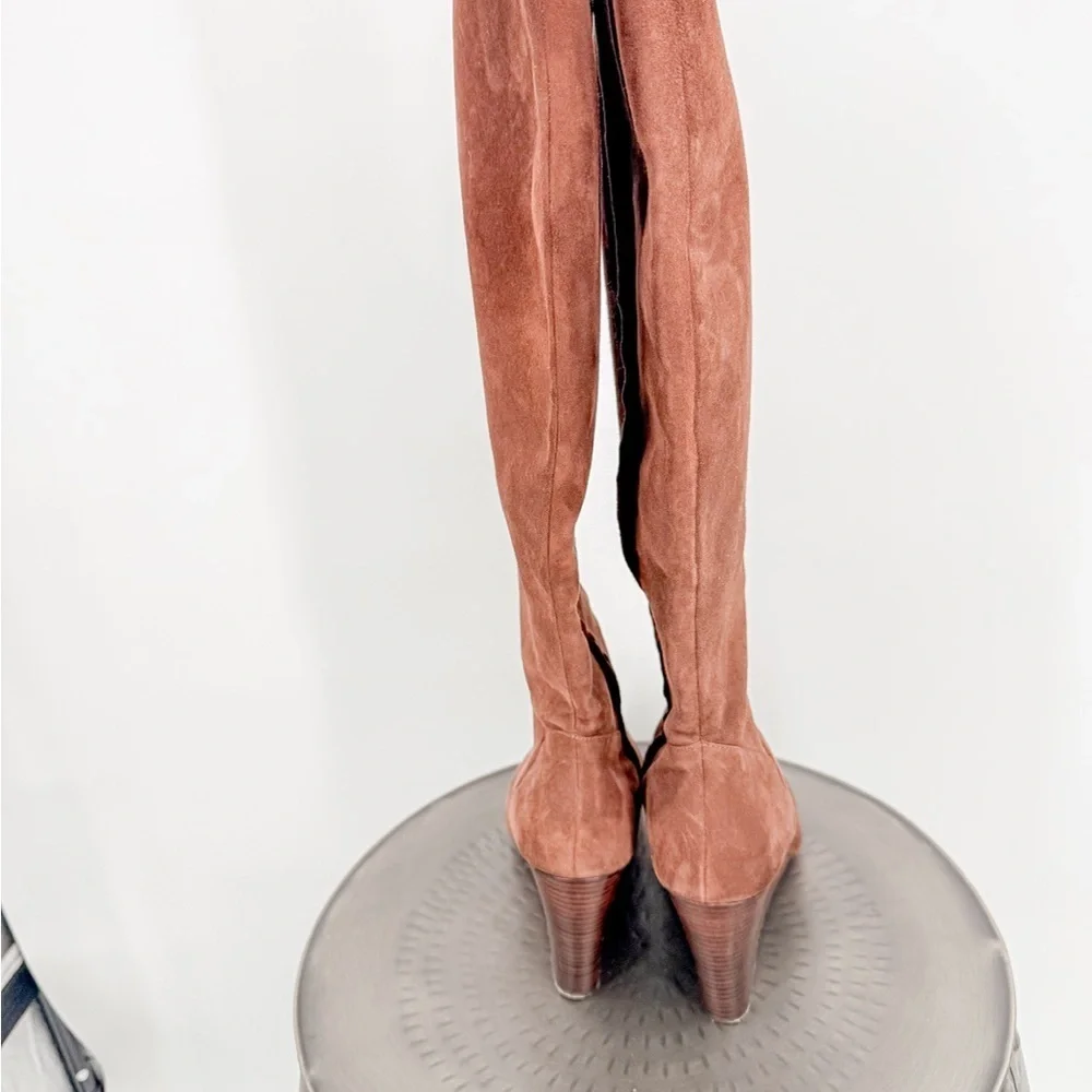 Cole Haan Brown Over the Knee Boots Suede